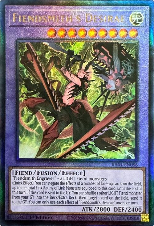 Fiendsmith's Desirae [RA04-EN056] Prismatic Ultimate Rare | Enigma On Main