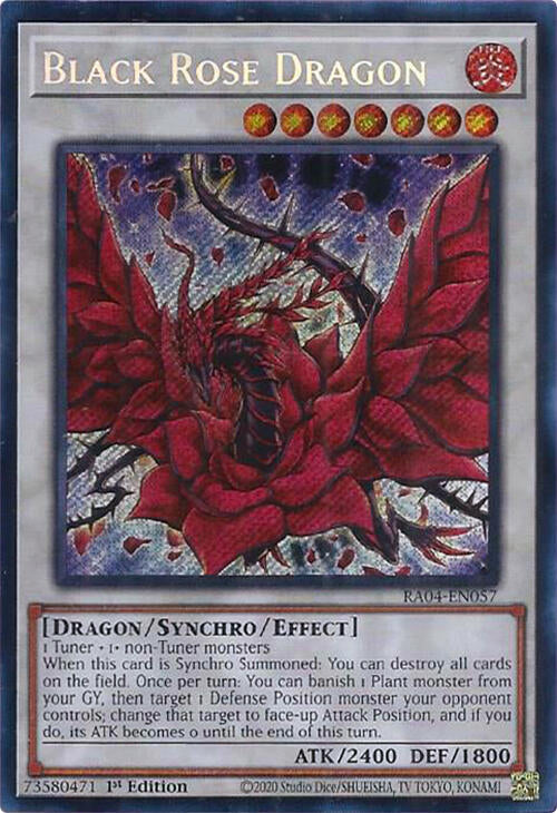 Black Rose Dragon [RA04-EN057] Secret Rare | Enigma On Main