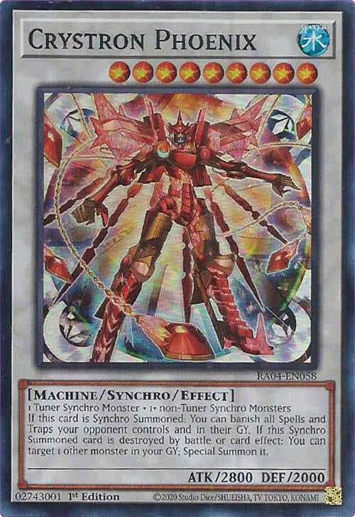 Crystron Phoenix [RA04-EN058] Super Rare | Enigma On Main