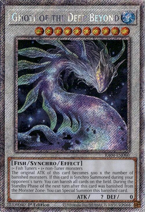 Ghoti of the Deep Beyond [RA04-EN060] Platinum Secret Rare | Enigma On Main