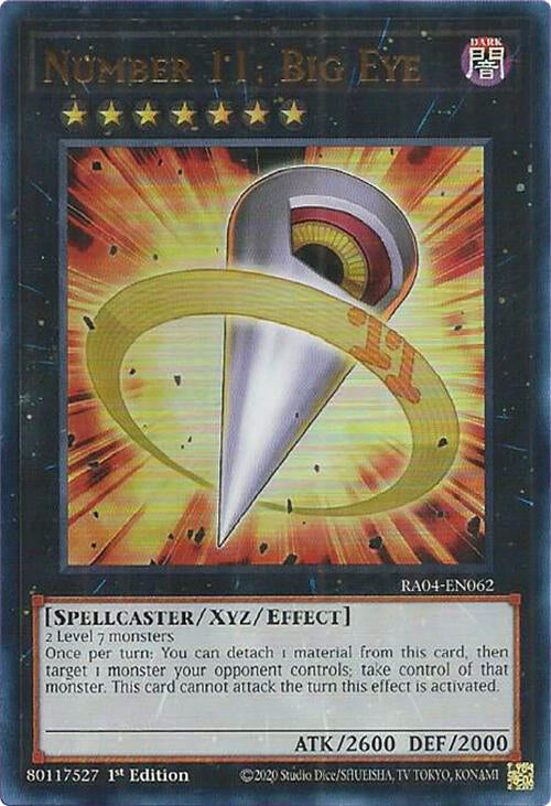 Number 11: Big Eye [RA04-EN062] Ultra Rare | Enigma On Main