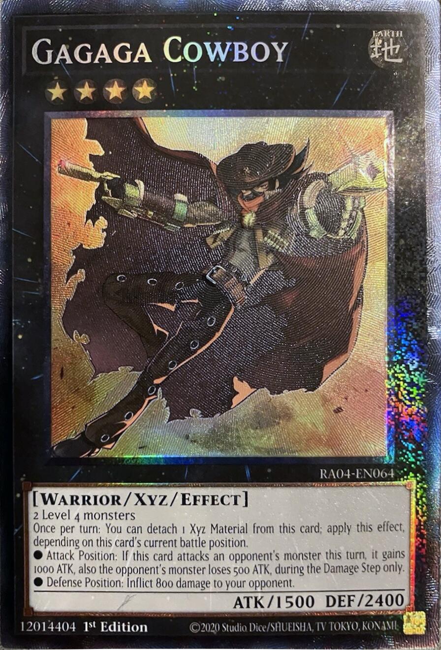 Gagaga Cowboy [RA04-EN064] Prismatic Collector's Rare | Enigma On Main