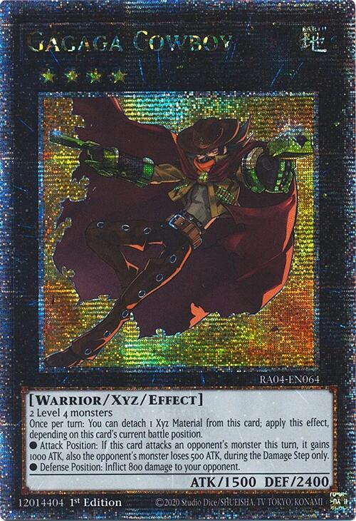 Gagaga Cowboy [RA04-EN064] Quarter Century Secret Rare | Enigma On Main