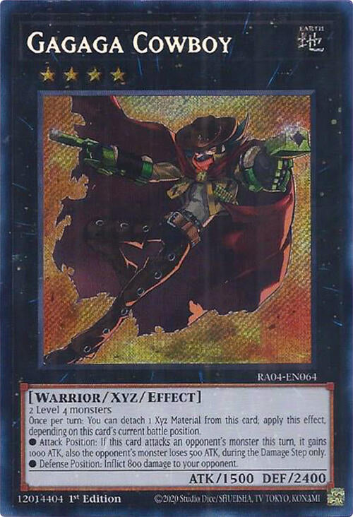 Gagaga Cowboy [RA04-EN064] Secret Rare | Enigma On Main