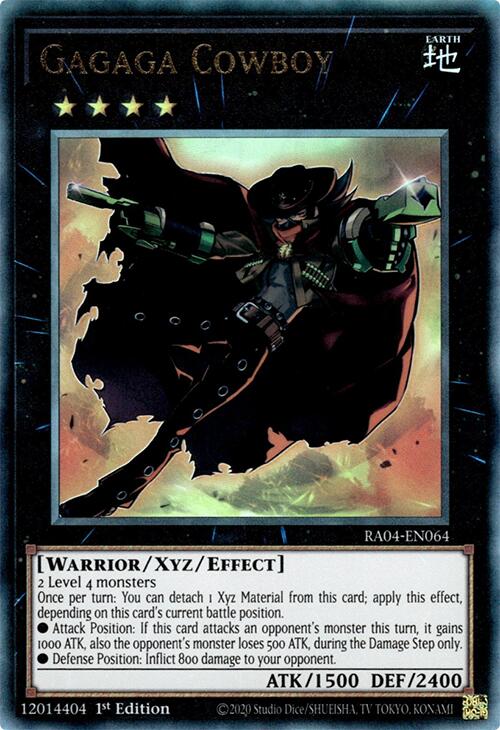 Gagaga Cowboy [RA04-EN064] Prismatic Ultimate Rare | Enigma On Main