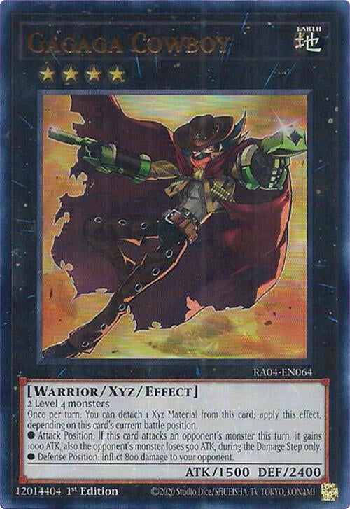 Gagaga Cowboy [RA04-EN064] Ultra Rare | Enigma On Main