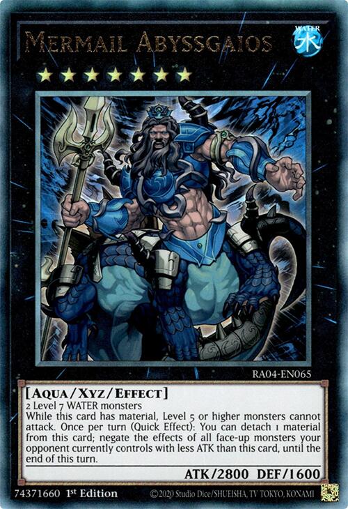 Mermail Abyssgaios [RA04-EN065] Prismatic Ultimate Rare | Enigma On Main