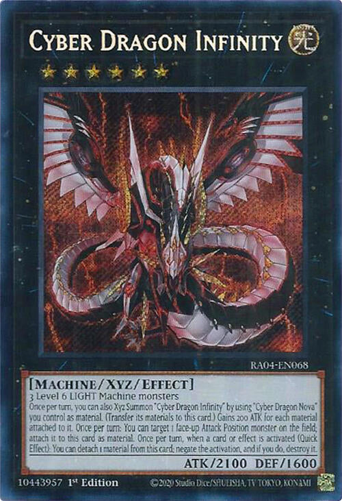 Cyber Dragon Infinity [RA04-EN068] Secret Rare | Enigma On Main