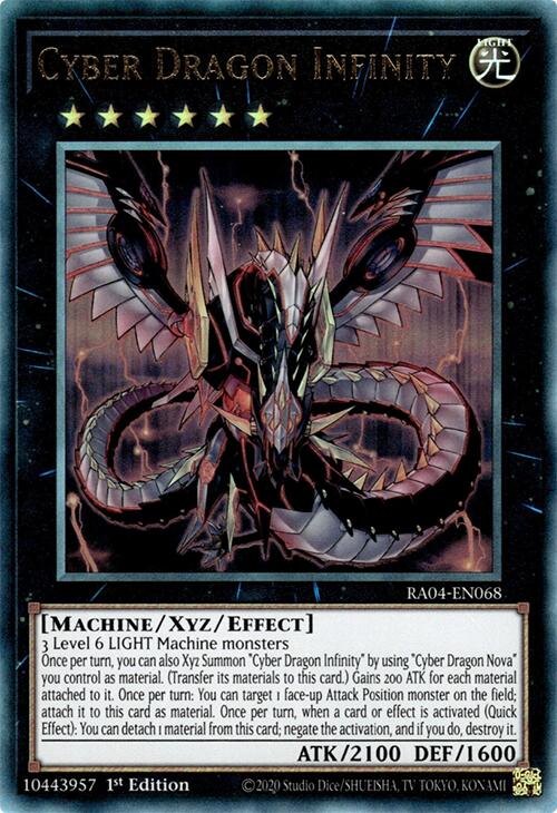 Cyber Dragon Infinity [RA04-EN068] Prismatic Ultimate Rare | Enigma On Main