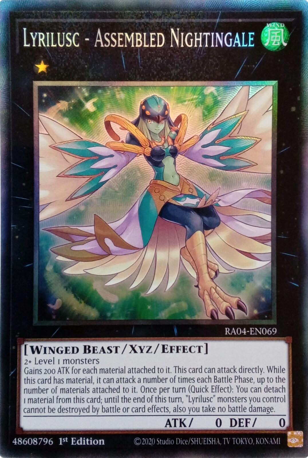 Lyrilusc - Assembled Nightingale [RA04-EN069] Prismatic Collector's Rare | Enigma On Main