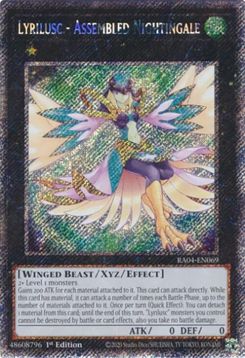 Lyrilusc - Assembled Nightingale [RA04-EN069] Platinum Secret Rare | Enigma On Main