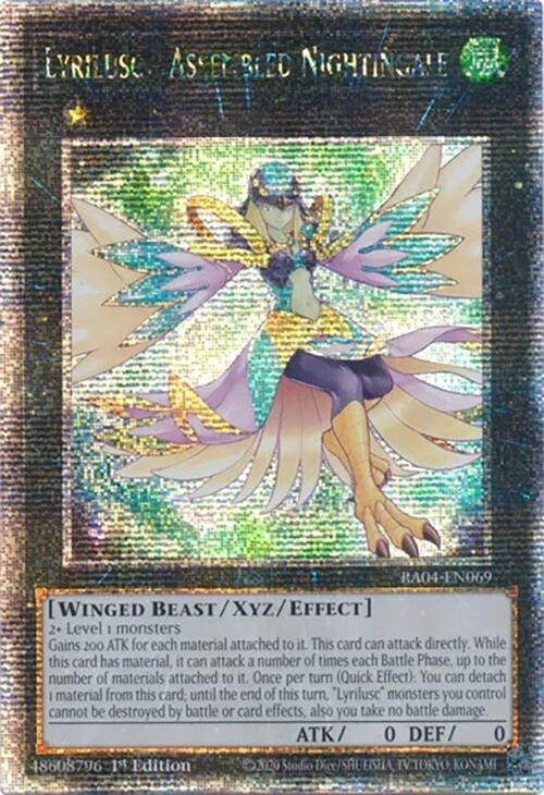 Lyrilusc - Assembled Nightingale [RA04-EN069] Quarter Century Secret Rare | Enigma On Main