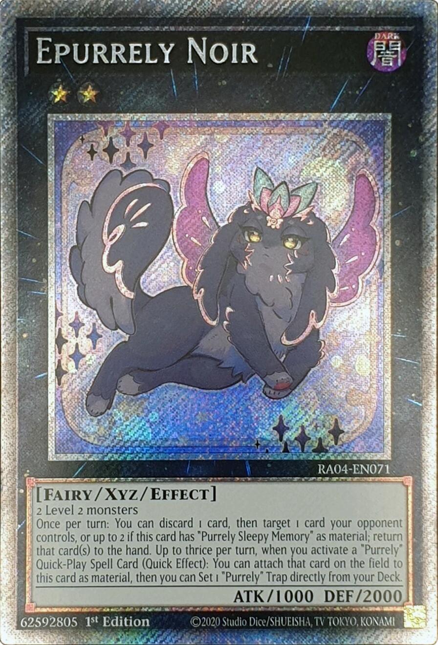 Epurrely Noir [RA04-EN071] Platinum Secret Rare | Enigma On Main