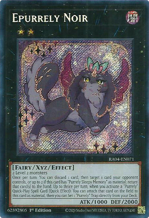 Epurrely Noir [RA04-EN071] Secret Rare | Enigma On Main