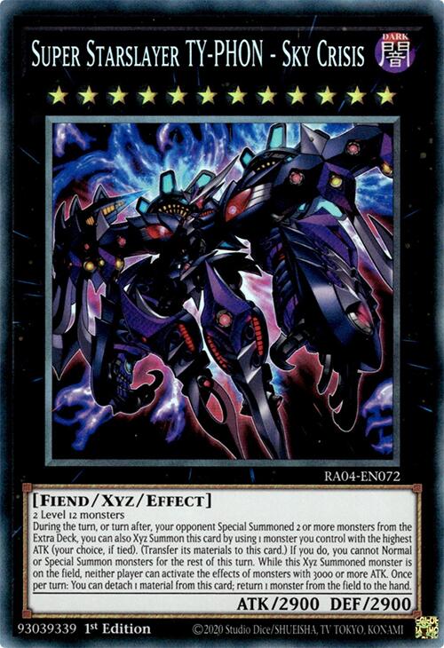Super Starslayer TY-PHON - Sky Crisis [RA04-EN072] Prismatic Collector's Rare | Enigma On Main