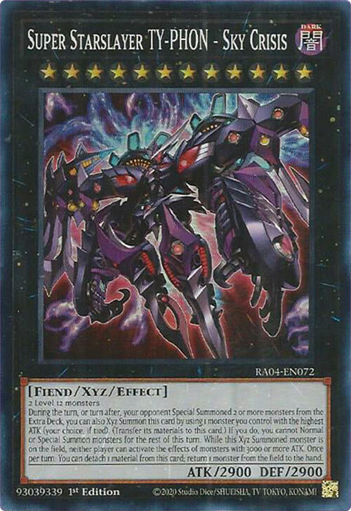 Super Starslayer TY-PHON - Sky Crisis [RA04-EN072] Super Rare | Enigma On Main
