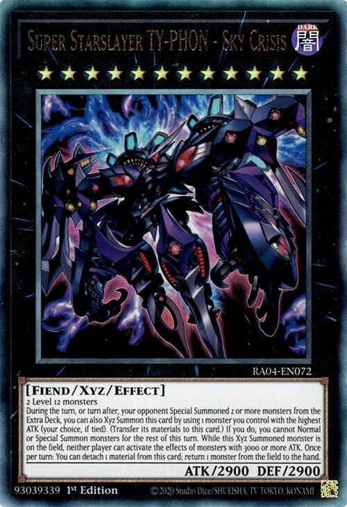 Super Starslayer TY-PHON - Sky Crisis [RA04-EN072] Prismatic Ultimate Rare | Enigma On Main