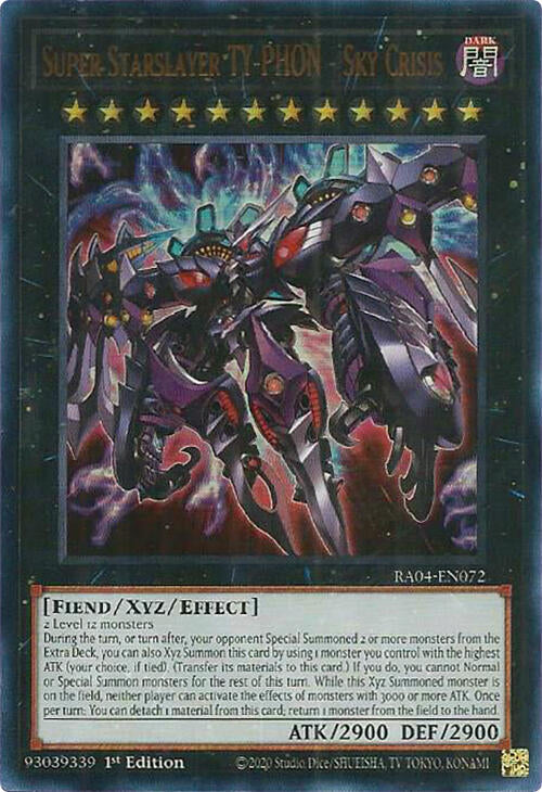 Super Starslayer TY-PHON - Sky Crisis [RA04-EN072] Ultra Rare | Enigma On Main