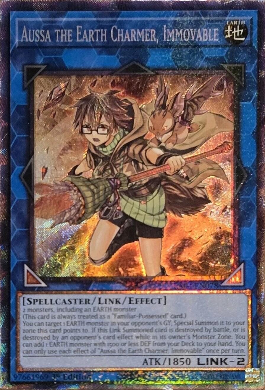 Aussa the Earth Charmer, Immovable [RA04-EN078] Prismatic Collector's Rare | Enigma On Main