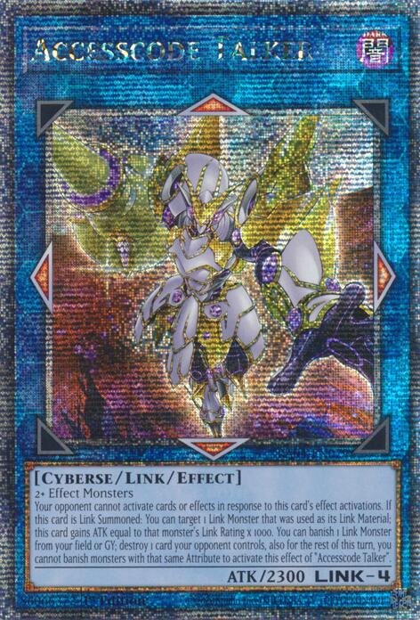 Accesscode Talker (New Art) [RA04-EN079] Quarter Century Secret Rare | Enigma On Main