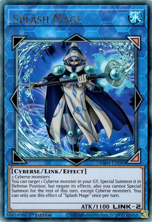 Splash Mage [RA04-EN080] Prismatic Ultimate Rare | Enigma On Main