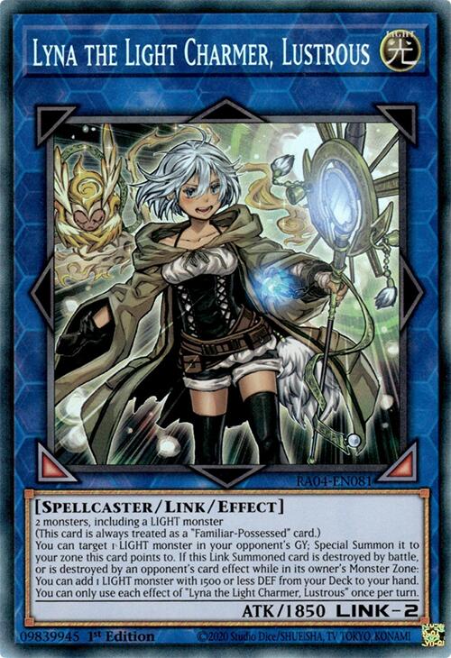 Lyna the Light Charmer, Lustrous [RA04-EN081] Prismatic Collector's Rare | Enigma On Main
