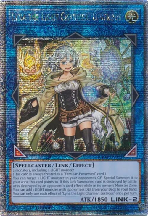 Lyna the Light Charmer, Lustrous [RA04-EN081] Quarter Century Secret Rare | Enigma On Main