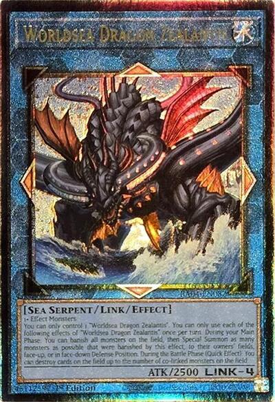 Worldsea Dragon Zealantis [RA04-EN082] Prismatic Ultimate Rare | Enigma On Main