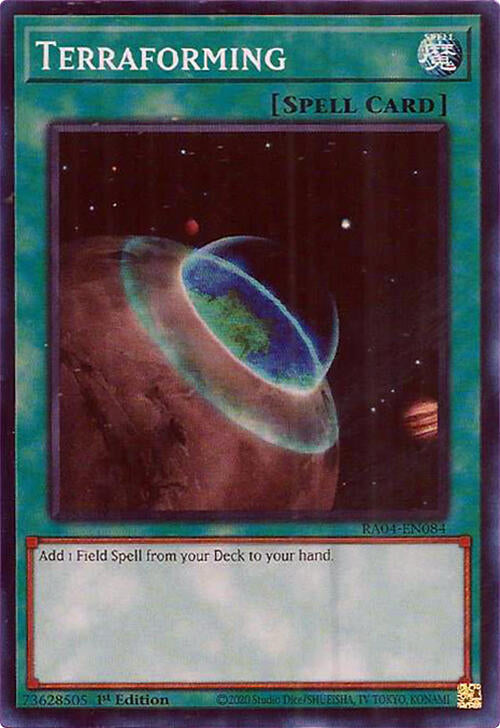 Terraforming [RA04-EN084] Super Rare | Enigma On Main