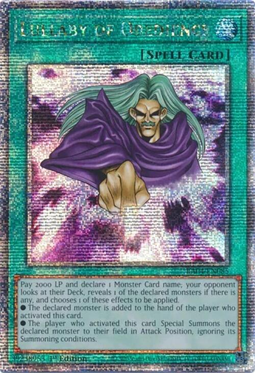 Lullaby of Obedience [RA04-EN085] Quarter Century Secret Rare | Enigma On Main