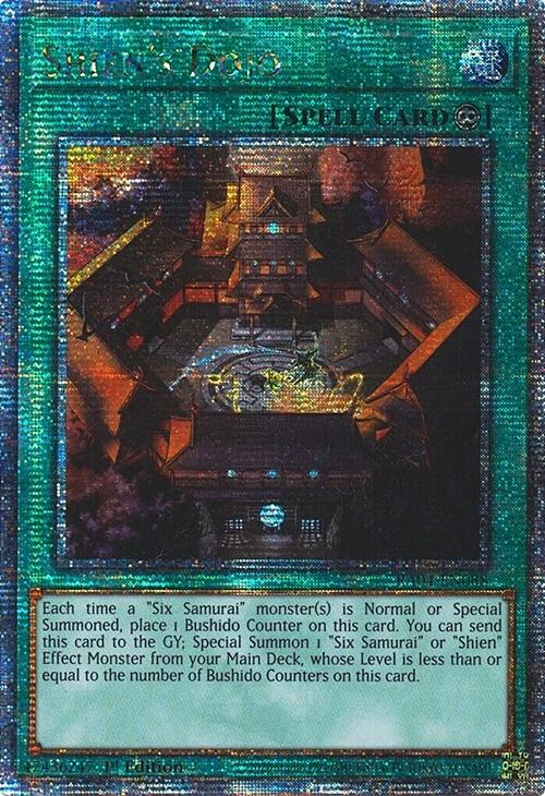 Shien's Dojo [RA04-EN088] Quarter Century Secret Rare | Enigma On Main