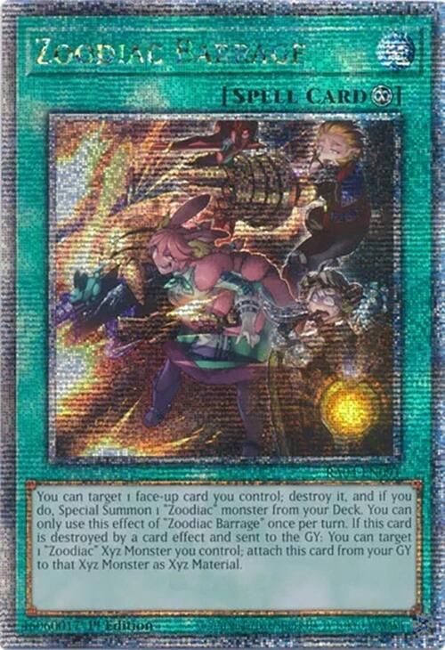Zoodiac Barrage [RA04-EN091] Quarter Century Secret Rare | Enigma On Main