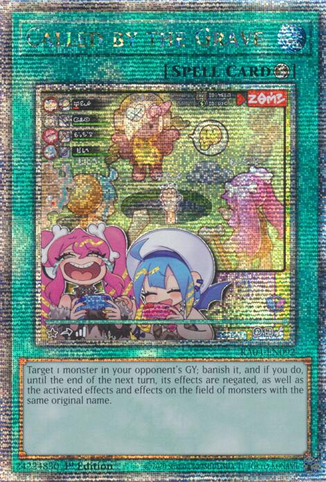 Called by the Grave (New Art) [RA04-EN092] Quarter Century Secret Rare | Enigma On Main