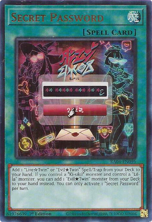 Secret Password [RA04-EN095] Ultra Rare | Enigma On Main