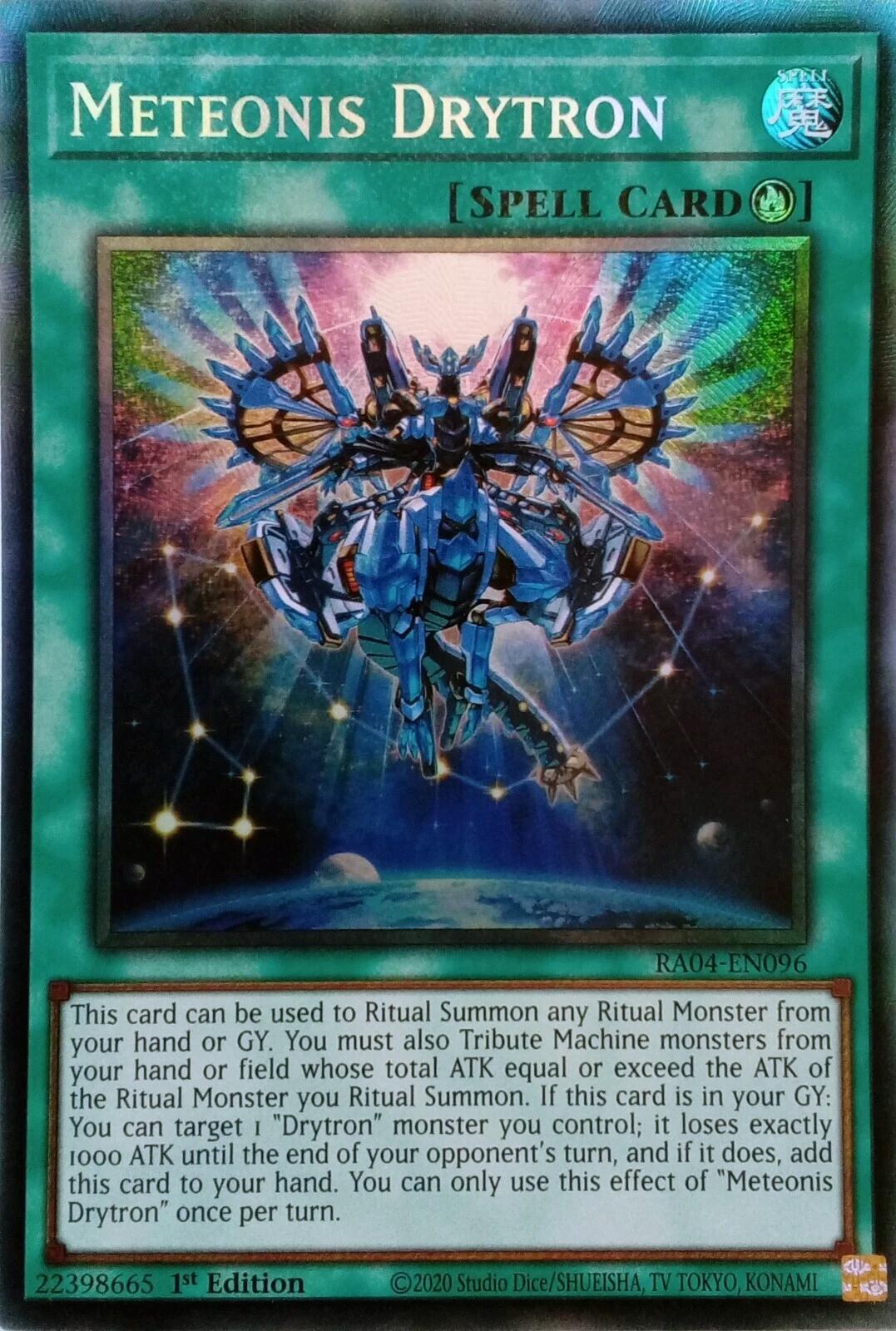 Meteonis Drytron [RA04-EN096] Prismatic Collector's Rare | Enigma On Main