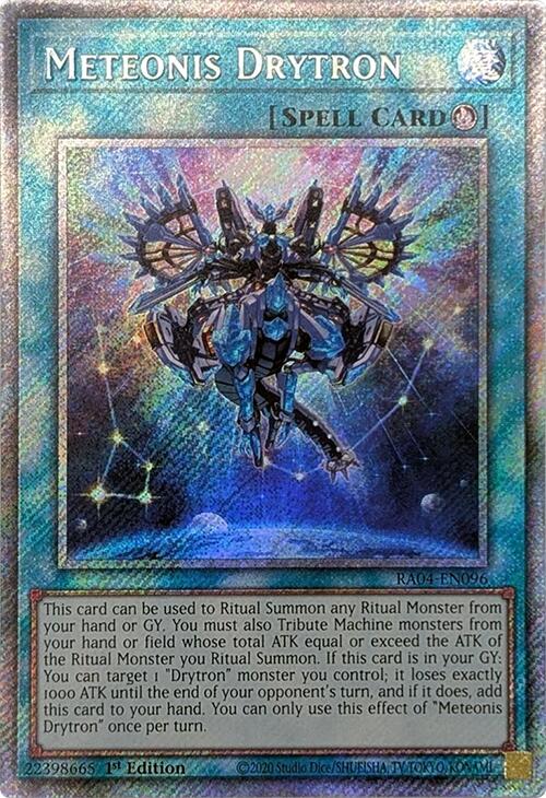 Meteonis Drytron [RA04-EN096] Platinum Secret Rare | Enigma On Main