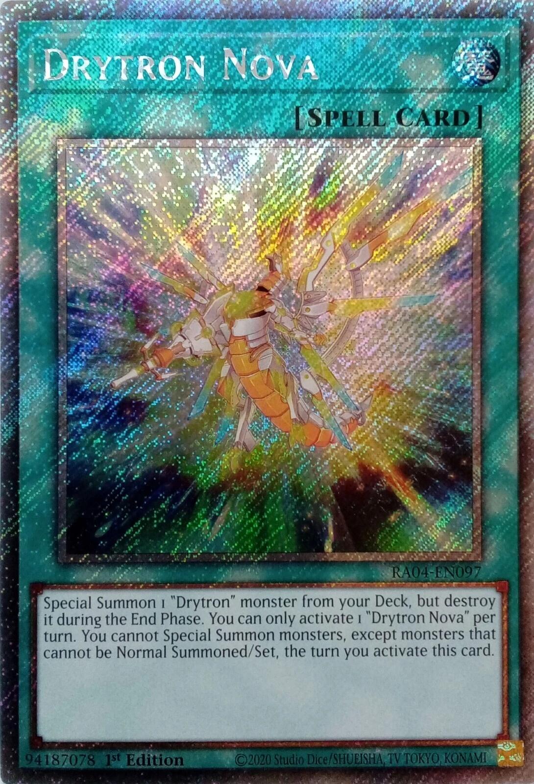 Drytron Nova [RA04-EN097] Platinum Secret Rare | Enigma On Main