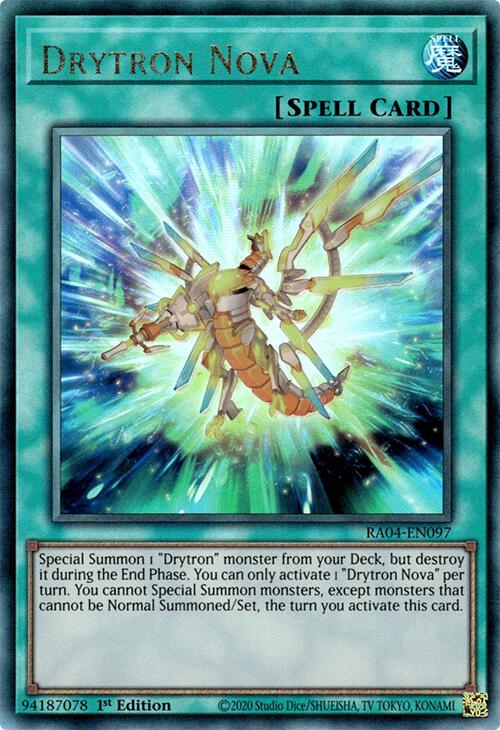 Drytron Nova [RA04-EN097] Prismatic Ultimate Rare | Enigma On Main