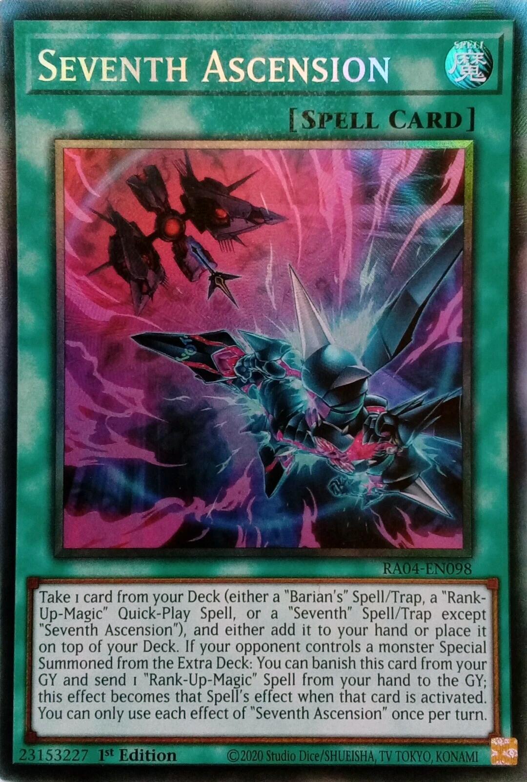 Seventh Ascension [RA04-EN098] Prismatic Collector's Rare | Enigma On Main