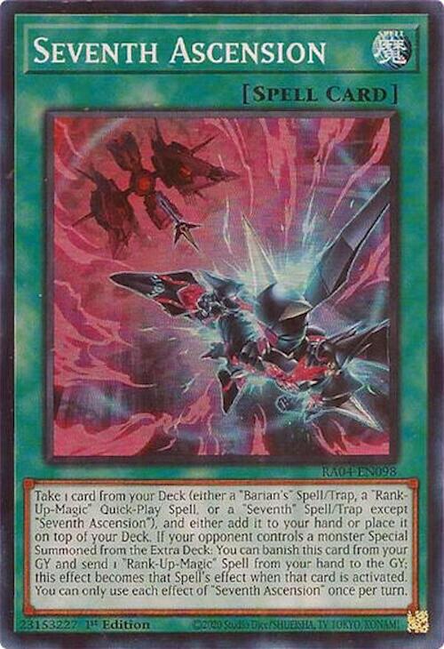 Seventh Ascension [RA04-EN098] Super Rare | Enigma On Main
