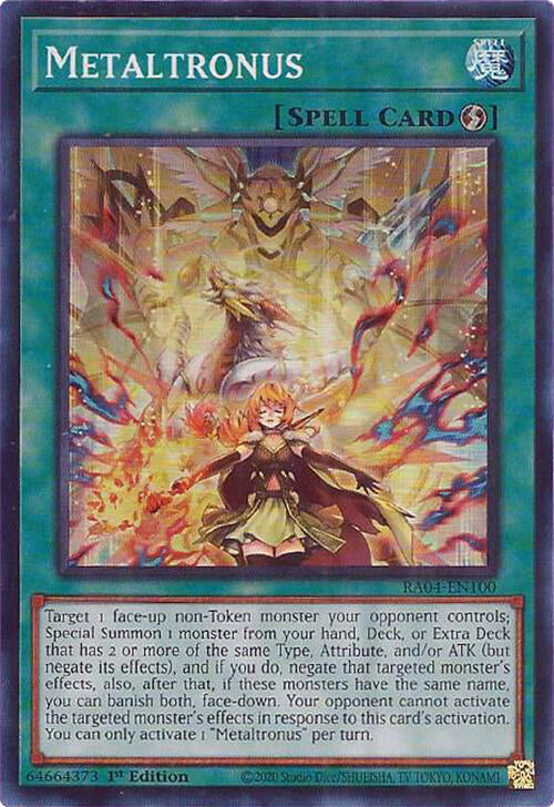 Metaltronus [RA04-EN100] Super Rare | Enigma On Main