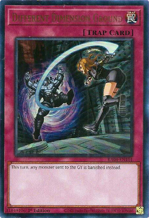 Different Dimension Ground [RA04-EN101] Ultra Rare | Enigma On Main