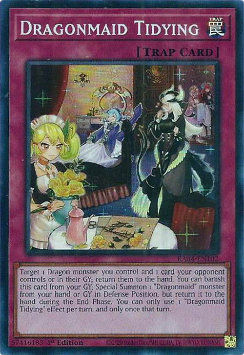 Dragonmaid Tidying [RA04-EN102] Super Rare | Enigma On Main
