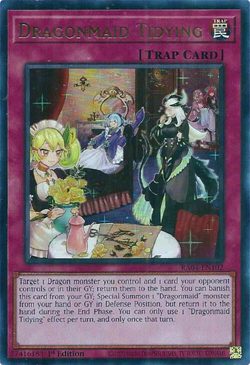 Dragonmaid Tidying [RA04-EN102] Ultra Rare | Enigma On Main