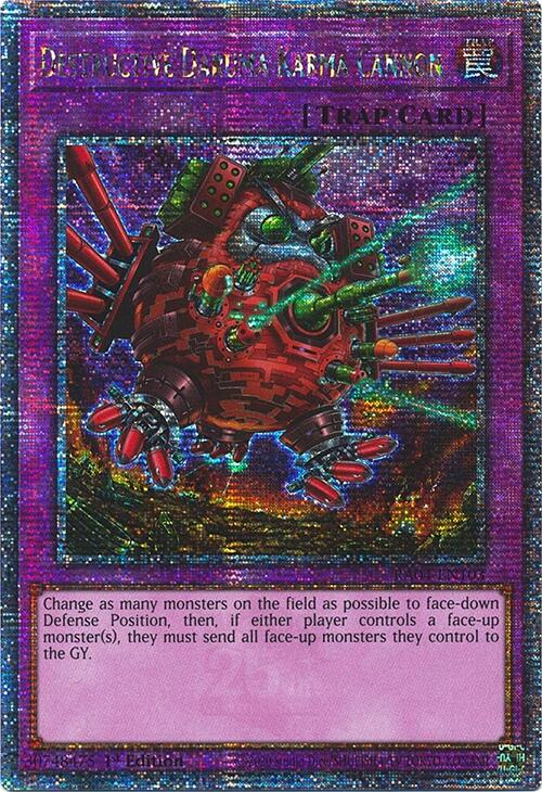Destructive Daruma Karma Cannon [RA04-EN103] Quarter Century Secret Rare | Enigma On Main