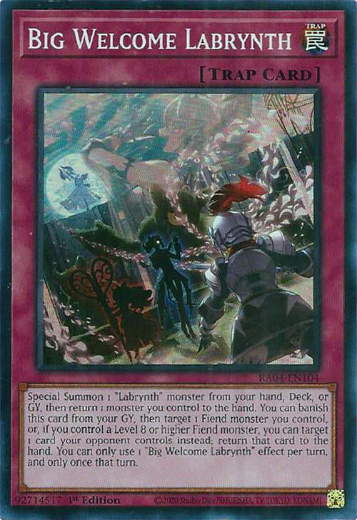 Big Welcome Labrynth [RA04-EN104] Super Rare | Enigma On Main