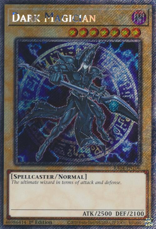 Dark Magician (7th Art) [RA04-EN106] Platinum Secret Rare | Enigma On Main