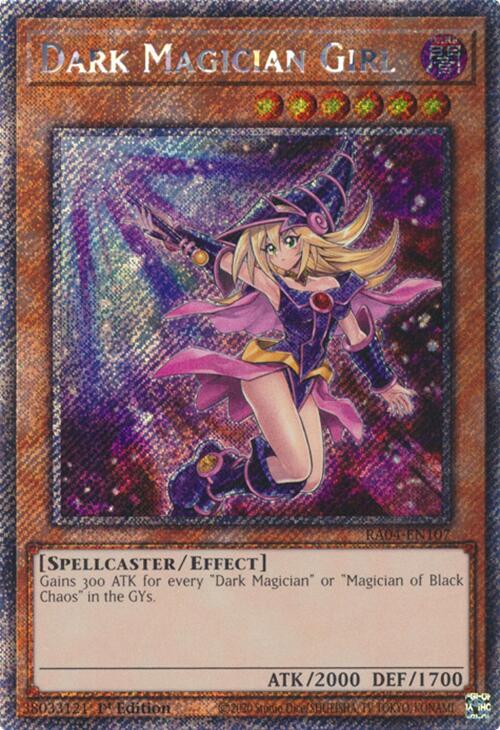 Dark Magician Girl (7th Art) [RA04-EN107] Platinum Secret Rare | Enigma On Main