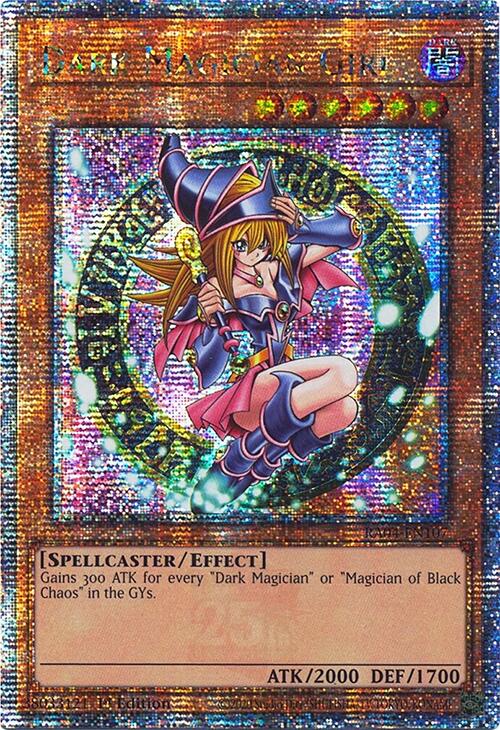 Dark Magician Girl (3rd Art) [RA04-EN107] Quarter Century Secret Rare | Enigma On Main
