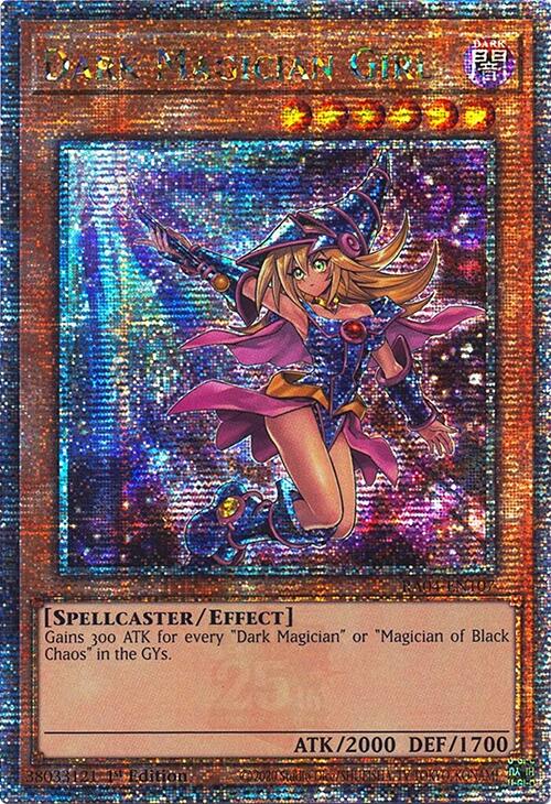 Dark Magician Girl (7th Art) [RA04-EN107] Quarter Century Secret Rare | Enigma On Main